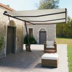 Casa si Gradina - Gradina si terasa - Umbrele si pavilioane - Umbrele - Set stalp pentru copertina, antracit, 600x245 cm, fier - Infinity.ro