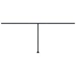 Casa si Gradina - Gradina si terasa - Umbrele si pavilioane - Umbrele - Set stalp pentru copertina, antracit, 600x245 cm, fier - Infinity.ro