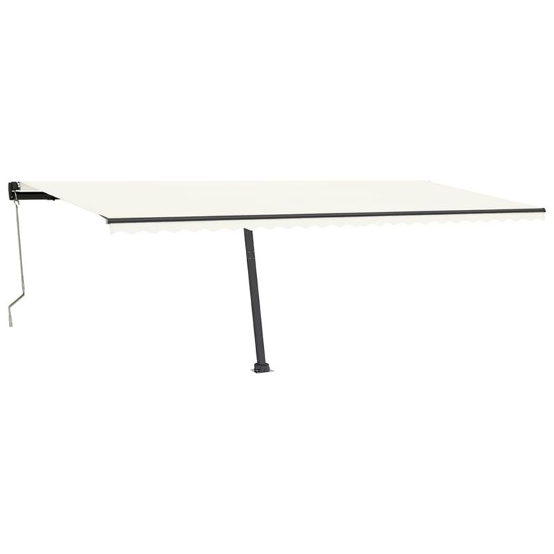 Casa si Gradina - Gradina si terasa - Umbrele si pavilioane - Umbrele - Set stalp pentru copertina, antracit, 600x245 cm, fier - Infinity.ro