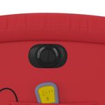 Ingrijire personala si Cosmetice - Sanatate si wellness - Articole wellness - Fotolii de masaj - Fotoliu electric de masaj rabatabil, rosu, piele ecologica - Infinity.ro