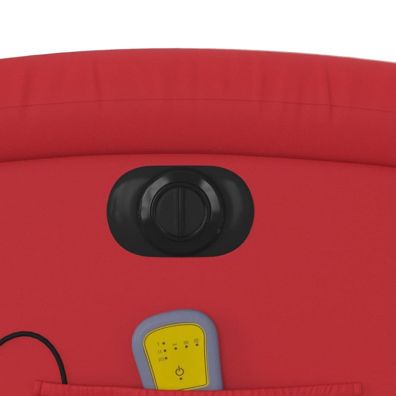 Ingrijire personala si Cosmetice - Sanatate si wellness - Articole wellness - Fotolii de masaj - Fotoliu electric de masaj rabatabil, rosu, piele ecologica - Infinity.ro