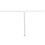 Casa si Gradina - Gradina si terasa - Umbrele si pavilioane - Umbrele - Set stalp pentru copertina, alb, 450x245 cm, fier - Infinity.ro