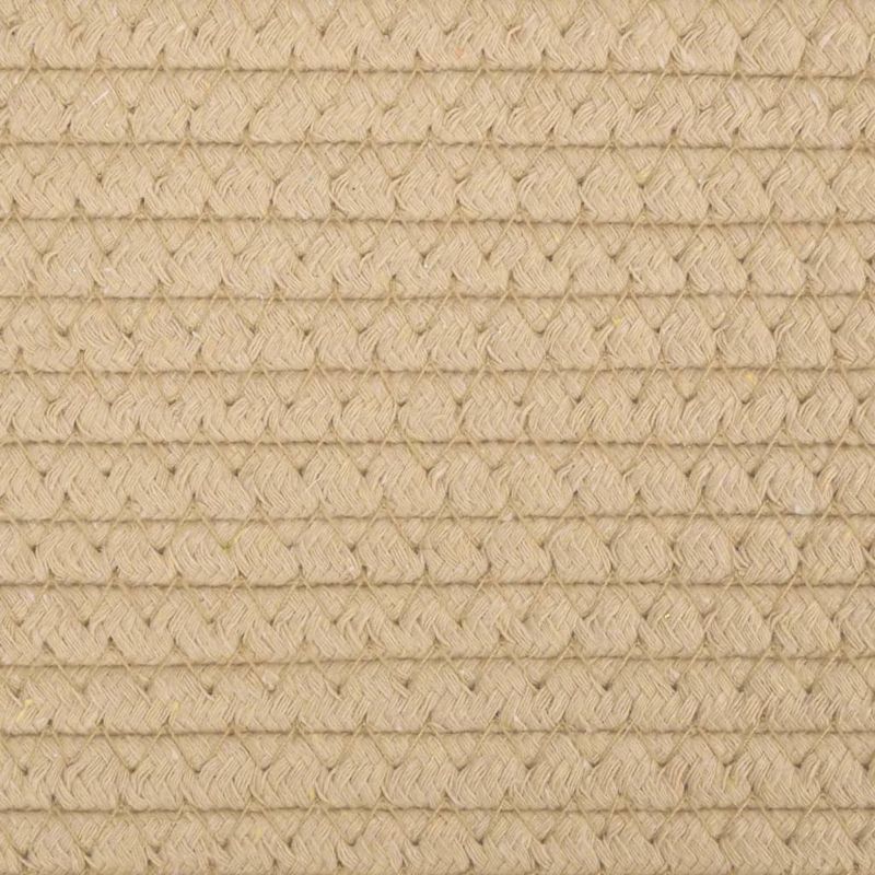 Casa si Gradina - Mobilier - Organizare si depozitare - Cutii depozitare - Cosuri de depozitare 2 buc. bej si alb Ø24x18 cm bumbac - Infinity.ro