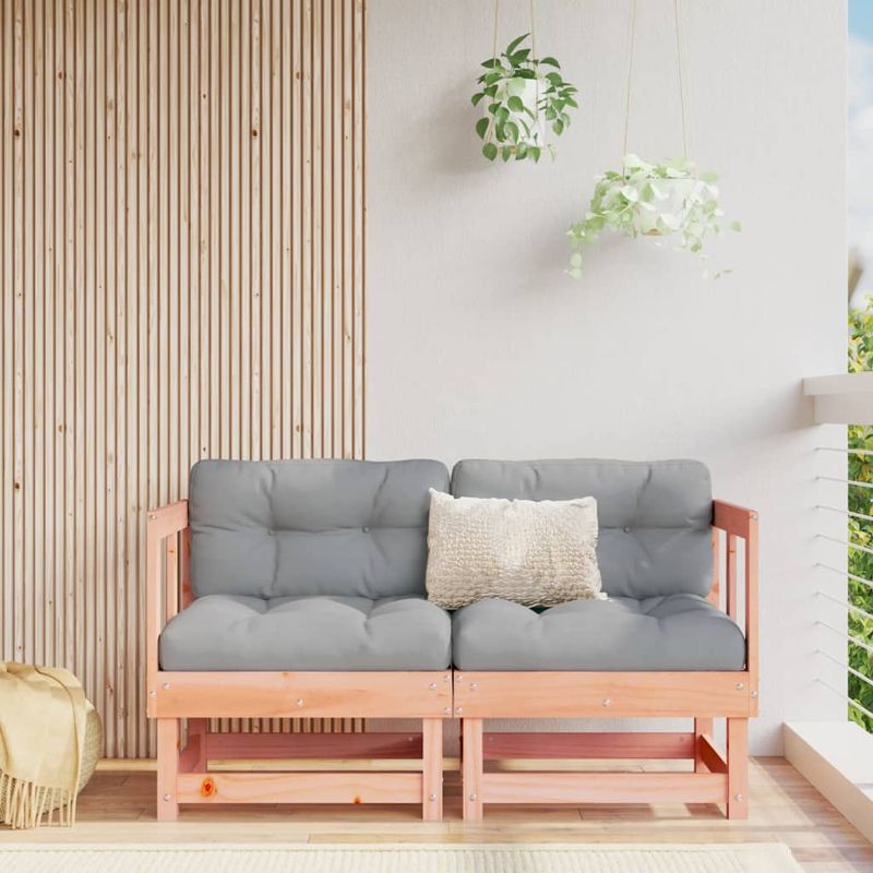Casa si Gradina - Gradina si terasa - Mobilier exterior - Canapele si fotolii gradina - Canapele coltar gradina , 2 buc., lemn masiv douglas - Infinity.ro