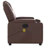 Ingrijire personala si Cosmetice - Sanatate si wellness - Articole wellness - Fotolii de masaj - Fotoliu electric de masaj rabatabil, maro, piele ecologica - Infinity.ro