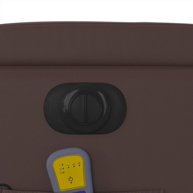 Ingrijire personala si Cosmetice - Sanatate si wellness - Articole wellness - Fotolii de masaj - Fotoliu electric de masaj rabatabil, maro, piele ecologica - Infinity.ro