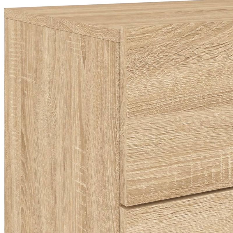 Casa si Gradina - Mobilier - Comode si corpuri - Noptiere - Noptiere montate pe perete cu lumini LED, 2 buc., stejar sonoma - Infinity.ro