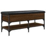 Casa si Gradina - Mobilier - Canapele si coltare - Banchete - Banca de pantofi, stejar maro, 102x42x45 cm, lemn prelucrat - Infinity.ro