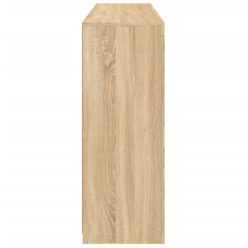 Casa si Gradina - Mobilier - Comode si corpuri - Comode - Servanta cu lumini LED, 3 buc., stejar sonoma, lemn prelucrat - Infinity.ro