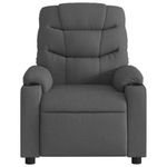 Ingrijire personala si Cosmetice - Sanatate si wellness - Articole wellness - Fotolii de masaj - Fotoliu electric de masaj rabatabil, gri inchis, textil - Infinity.ro