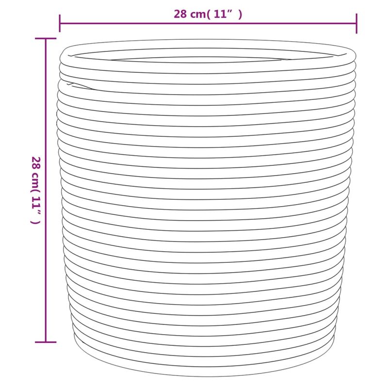 Casa si Gradina - Mobilier - Organizare si depozitare - Cutii depozitare - Cosuri de depozitare 2 buc. gri și alb diametru 28x28 cm bumbac - Infinity.ro