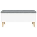 Casa si Gradina - Mobilier - Canapele si coltare - Banchete - Banca de depozitare, alb , 102x42x46 cm, lemn prelucrat - Infinity.ro