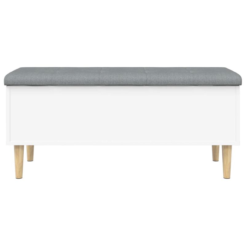 Casa si Gradina - Mobilier - Canapele si coltare - Banchete - Banca de depozitare, alb , 102x42x46 cm, lemn prelucrat - Infinity.ro