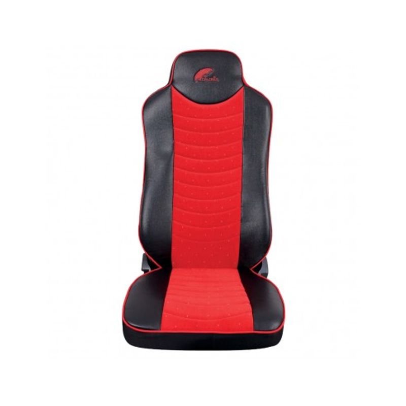 Auto si Moto - Intretinere auto - Huse auto - Set Huse Scaun MAN Seria TGX EURO 6 Piele Ecologica Neagra + Velvet Rosu - Infinity.ro