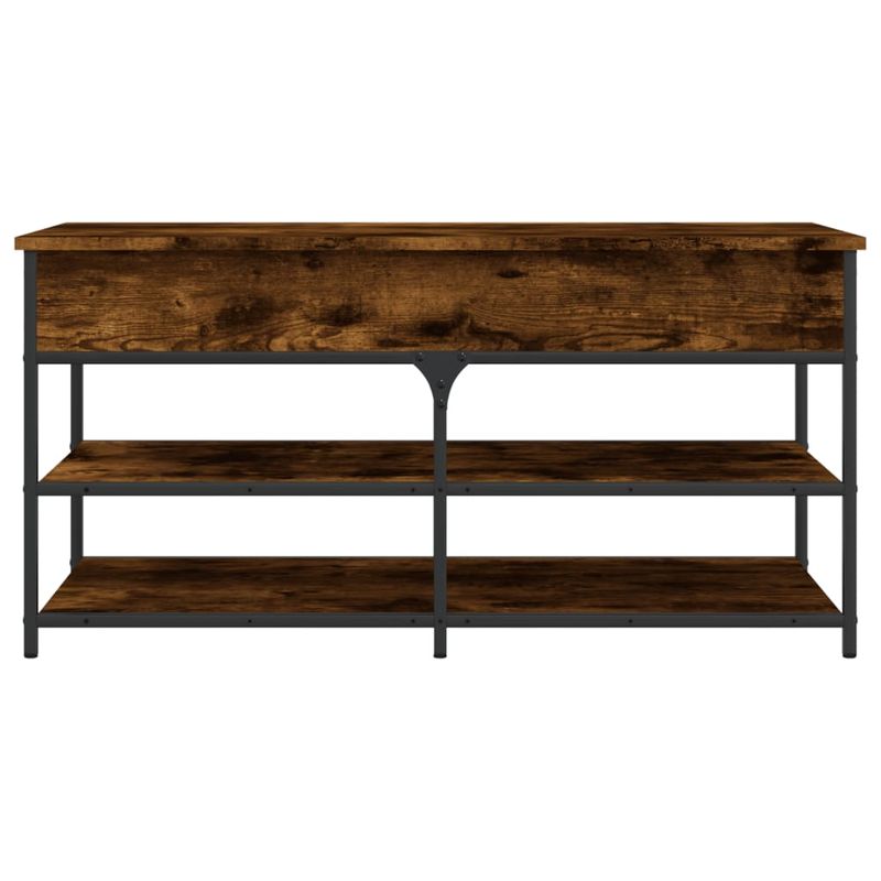 Casa si Gradina - Mobilier - Canapele si coltare - Banchete - Banca de pantofi, stejar fumuriu, 100x42,5x50 cm lemn prelucrat - Infinity.ro