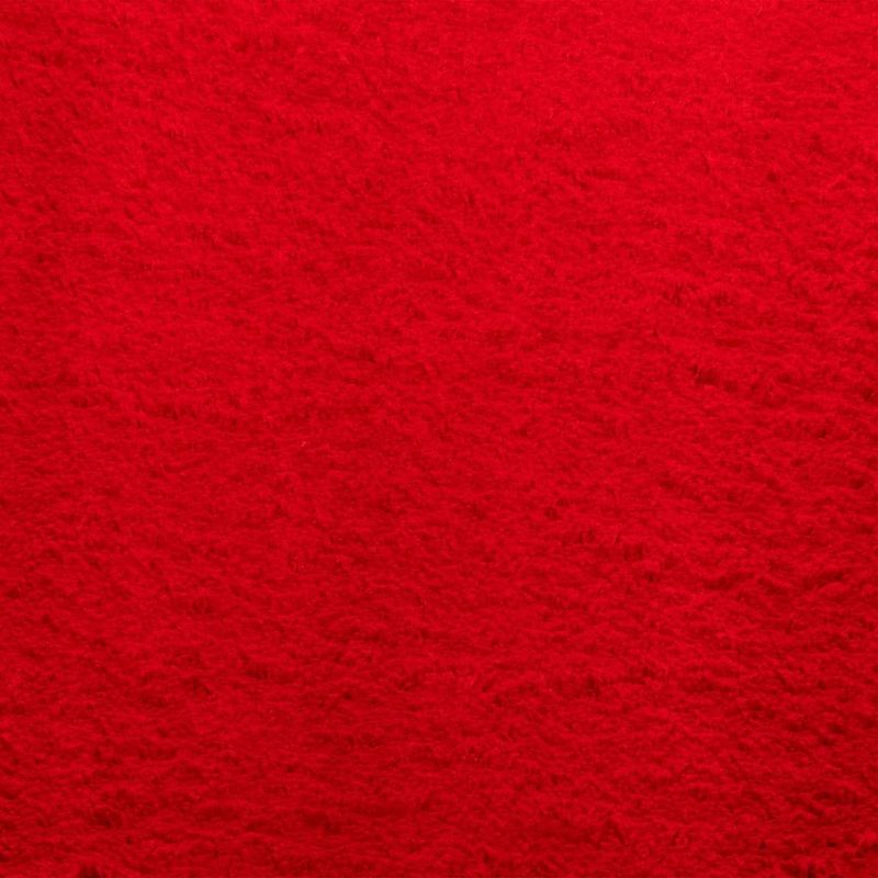 Casa si Gradina - Textile si covoare - Covoare - Covoare casa - Covor HUARTE, fir scurt, moale si lavabil, rosu, 200x200 cm - Infinity.ro