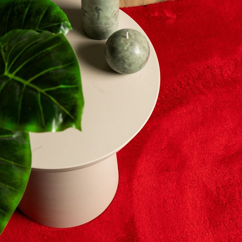 Casa si Gradina - Textile si covoare - Covoare - Covoare casa - Covor HUARTE, fir scurt, moale si lavabil, rosu, 80x250 cm - Infinity.ro