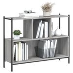 Casa si Gradina - Mobilier - Biblioteci si rafturi - Biblioteci - Biblioteca, gri sonoma, 102x28x77,5 cm, lemn prelucrat - Infinity.ro