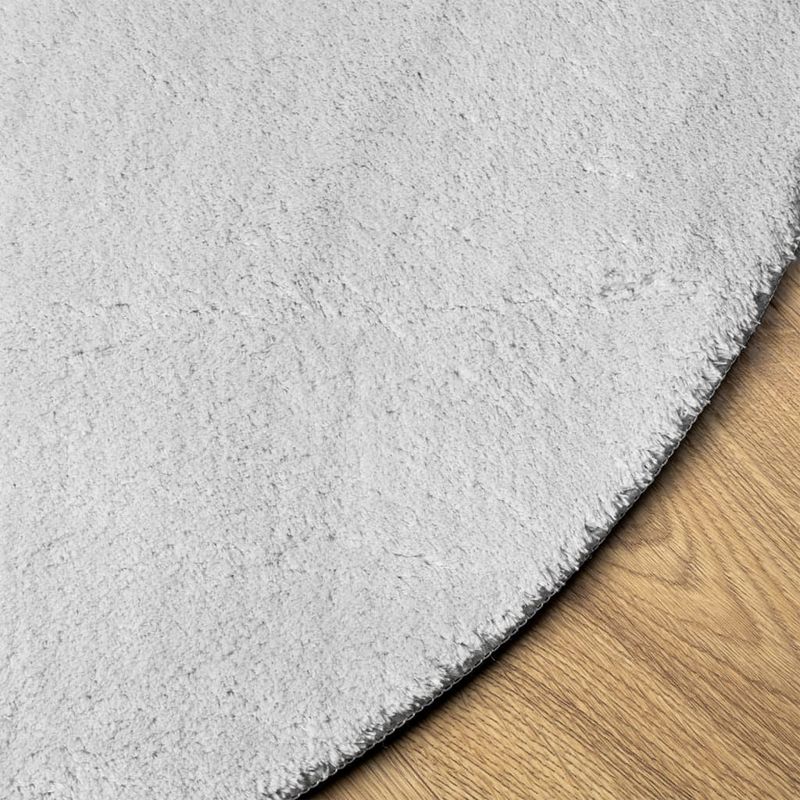 Casa si Gradina - Textile si covoare - Covoare - Covoare casa - Covor HUARTE, fir scurt, moale si lavabil, gri, Ø 160 cm - Infinity.ro