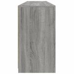 Casa si Gradina - Mobilier - Comode si corpuri - Comode - Servanta cu lumini LED, gri sonoma, 181,5x37x67 cm - Infinity.ro