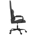 PC, gaming si accesorii - Gaming - Accesorii gaming - Scaune gaming - Scaun de gaming de masaj, negru si gri, piele ecologica - Infinity.ro