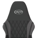 PC, gaming si accesorii - Gaming - Accesorii gaming - Scaune gaming - Scaun de gaming de masaj, negru si gri, piele ecologica - Infinity.ro