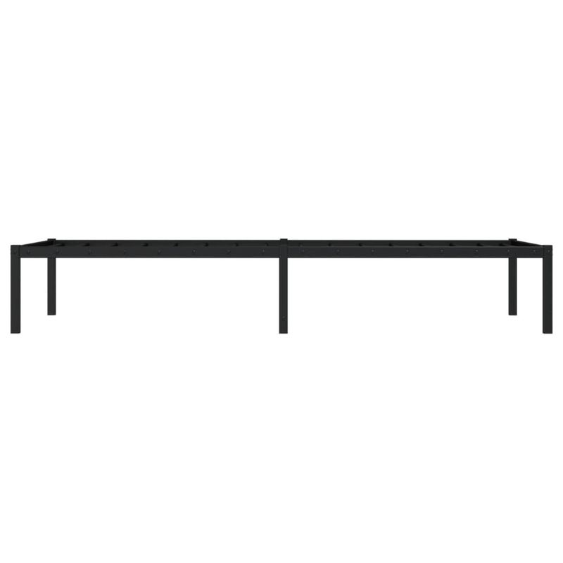 Casa si Gradina - Mobilier - Paturi si accesorii - Paturi - Cadru pat metalic, negru, 80x200 cm - Infinity.ro