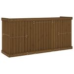 Casa si Gradina - Gradina si terasa - Mobilier exterior - Seturi mobila gradina - Set de balcon cu 2 locuri, maro miere, lemn masiv de pin - Infinity.ro