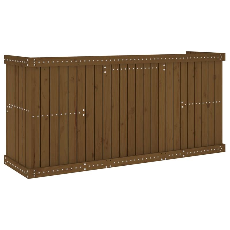 Casa si Gradina - Gradina si terasa - Mobilier exterior - Seturi mobila gradina - Set de balcon cu 2 locuri, maro miere, lemn masiv de pin - Infinity.ro