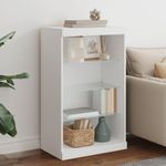 Casa si Gradina - Mobilier - Comode si corpuri - Comode - Servanta cu lumini LED, alb, 60,5x37x100 cm - Infinity.ro