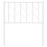 Casa si Gradina - Mobilier - Paturi si accesorii - Accesorii paturi - Tablie de pat metalica, alb, 75 cm - Infinity.ro