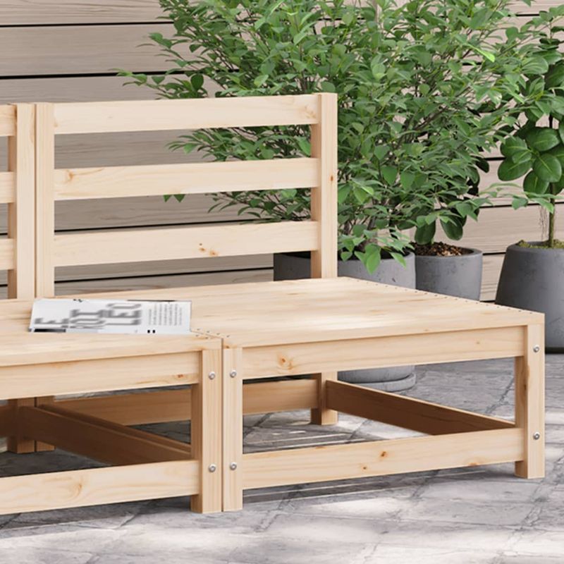 Casa si Gradina - Gradina si terasa - Mobilier exterior - Canapele si fotolii gradina - Canapea de gradina fara cotiere, 70x70x67 cm, lemn masiv pin - Infinity.ro