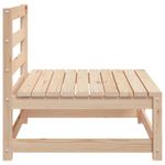 Casa si Gradina - Gradina si terasa - Mobilier exterior - Canapele si fotolii gradina - Canapea de gradina fara cotiere, 70x70x67 cm, lemn masiv pin - Infinity.ro