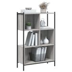Casa si Gradina - Mobilier - Biblioteci si rafturi - Biblioteci - Biblioteca, gri sonoma, 72x28x109 cm, lemn prelucrat - Infinity.ro