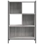 Casa si Gradina - Mobilier - Biblioteci si rafturi - Biblioteci - Biblioteca, gri sonoma, 72x28x109 cm, lemn prelucrat - Infinity.ro