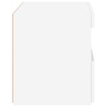 Casa si Gradina - Mobilier - Comode si corpuri - Noptiere - Noptiere cu lumini LED, 2 buc., alb, 50x40x45 cm - Infinity.ro