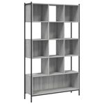 Casa si Gradina - Mobilier - Biblioteci si rafturi - Biblioteci - Biblioteca, gri sonoma, 102x28x172 cm, lemn prelucrat - Infinity.ro