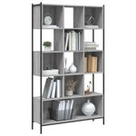 Casa si Gradina - Mobilier - Biblioteci si rafturi - Biblioteci - Biblioteca, gri sonoma, 102x28x172 cm, lemn prelucrat - Infinity.ro
