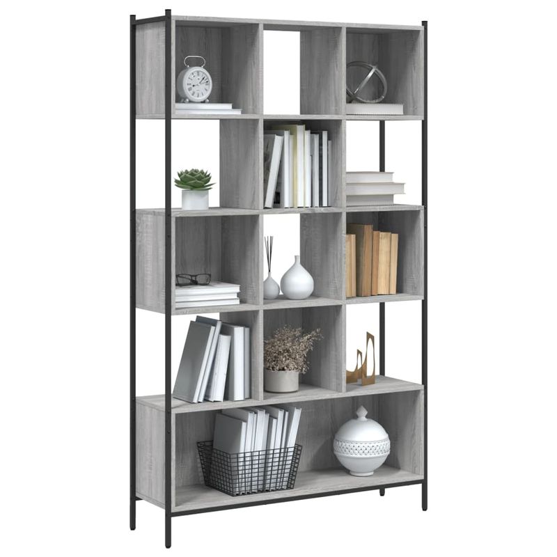 Casa si Gradina - Mobilier - Biblioteci si rafturi - Biblioteci - Biblioteca, gri sonoma, 102x28x172 cm, lemn prelucrat - Infinity.ro