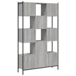 Casa si Gradina - Mobilier - Biblioteci si rafturi - Biblioteci - Biblioteca, gri sonoma, 102x28x172 cm, lemn prelucrat - Infinity.ro