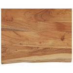 Casa si Gradina - Mobilier - Biblioteci si rafturi - Rafturi - Raft perete 50x40x2,5 cm dreptunghiular lemn acacia margine vie - Infinity.ro