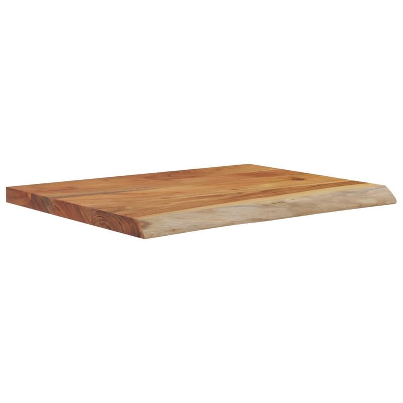 Casa si Gradina - Mobilier - Biblioteci si rafturi - Rafturi - Raft perete 50x40x2,5 cm dreptunghiular lemn acacia margine vie - Infinity.ro