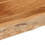 Casa si Gradina - Mobilier - Biblioteci si rafturi - Rafturi - Raft perete 50x40x2,5 cm dreptunghiular lemn acacia margine vie - Infinity.ro