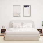 Casa si Gradina - Mobilier - Comode si corpuri - Comode - Comode TV cu lumini LED, 2 buc., stejar maro, 30x28,5x30 cm - Infinity.ro