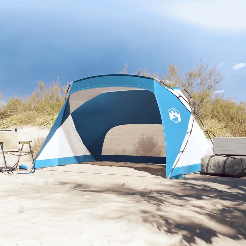 Sport si Outdoor - Camping - Corturi camping - Cort de plaja, albastru azur, 274x178x170/148 cm, tafta 185T - Infinity.ro