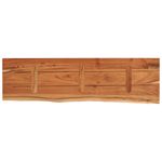 Casa si Gradina - Mobilier - Biblioteci si rafturi - Rafturi - Raft perete 90x30x3,8 cm dreptunghiular lemn acacia margine vie - Infinity.ro
