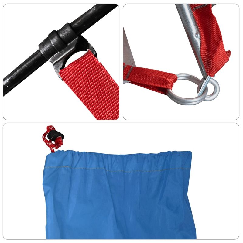 Sport si Outdoor - Camping - Corturi camping - Cort de plaja, albastru azur, 274x178x170/148 cm, tafta 185T - Infinity.ro