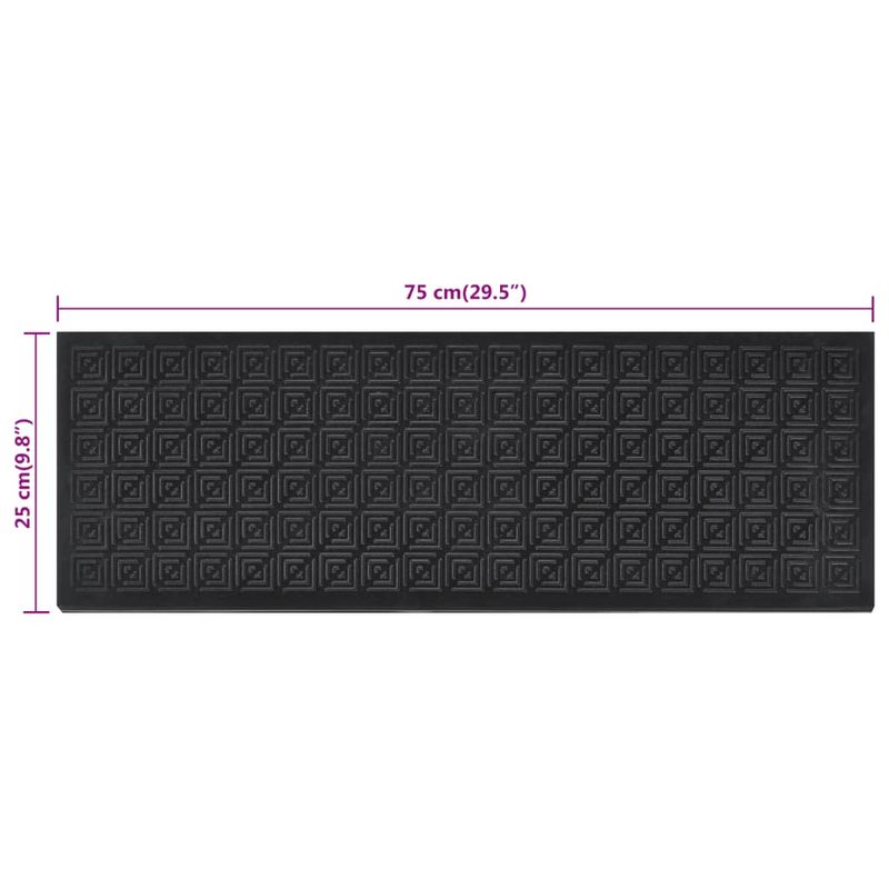 Casa si Gradina - Constructii - Scari si accesorii interioare - Accesorii scari interioare - Trepte de scara, 10 buc., 25x75 cm, cauciuc - Infinity.ro