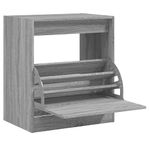 Casa si Gradina - Mobilier - Organizare si depozitare - Organizator incaltaminte - Pantofar, gri sonoma, 60x42x69 cm, lemn prelucrat - Infinity.ro