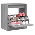 Casa si Gradina - Mobilier - Organizare si depozitare - Organizator incaltaminte - Pantofar, gri sonoma, 60x42x69 cm, lemn prelucrat - Infinity.ro